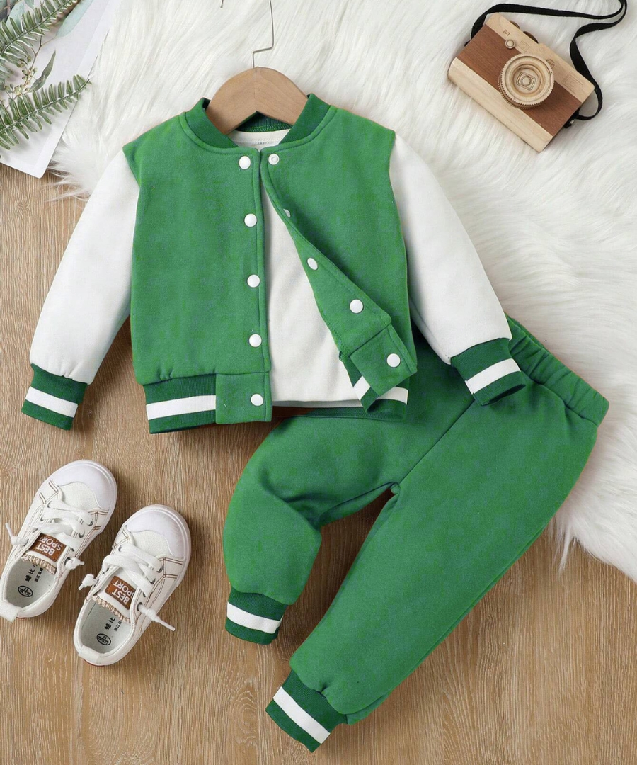 Set Chaqueta Bomber + Pantalón con Resorte en Tobillo