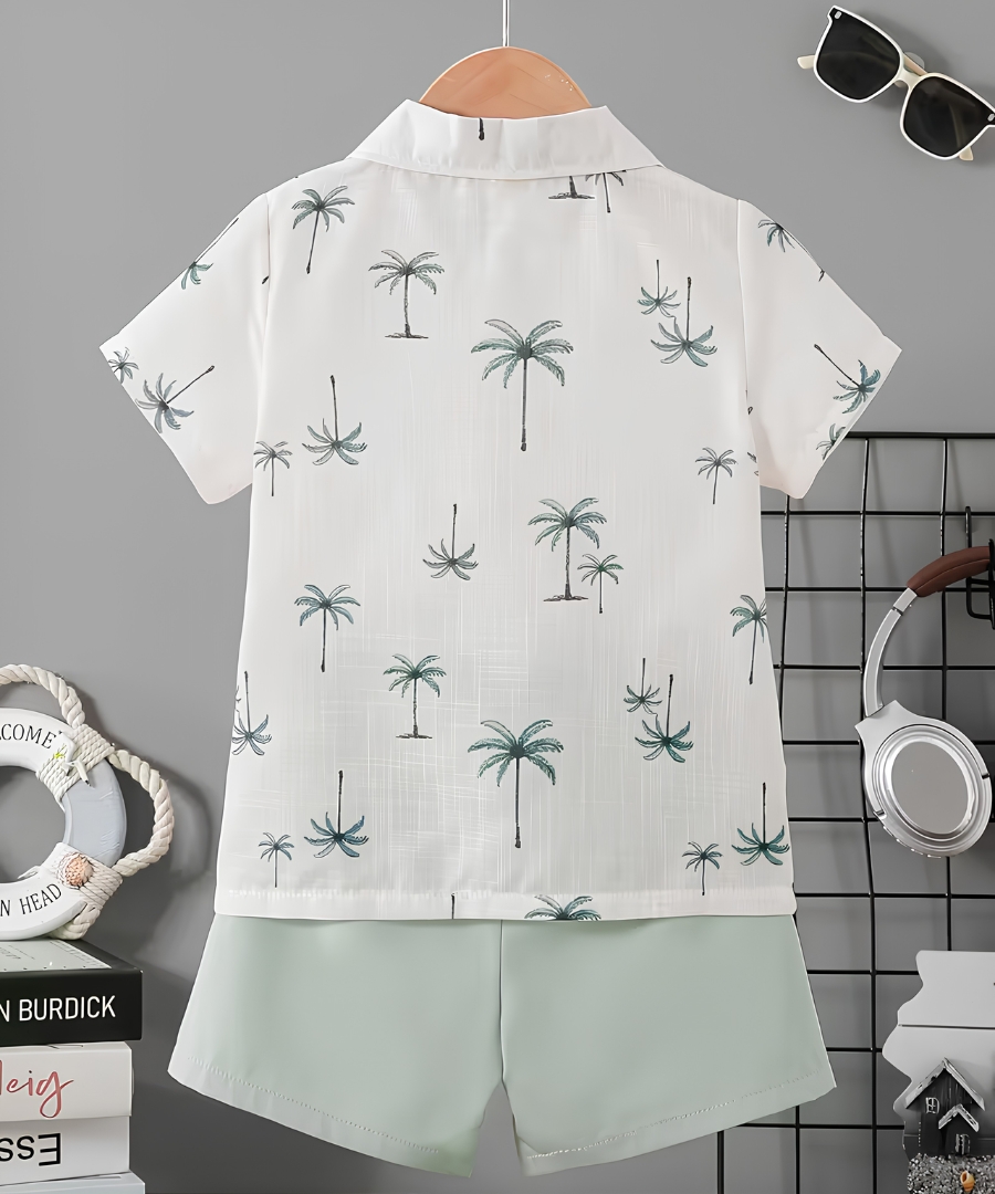 Set Camisa Manga Corta + Short de Niño vista adicional