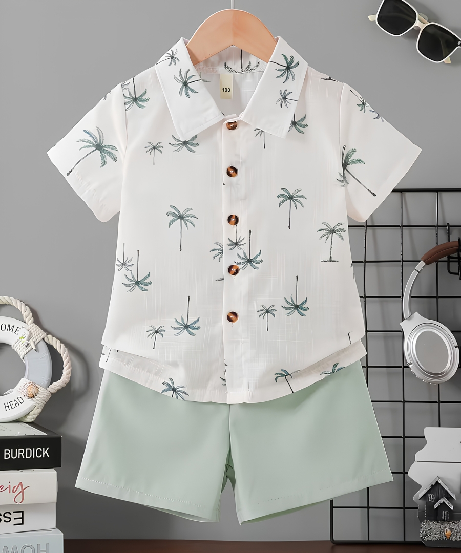 Set Camisa Manga Corta + Short de Niño