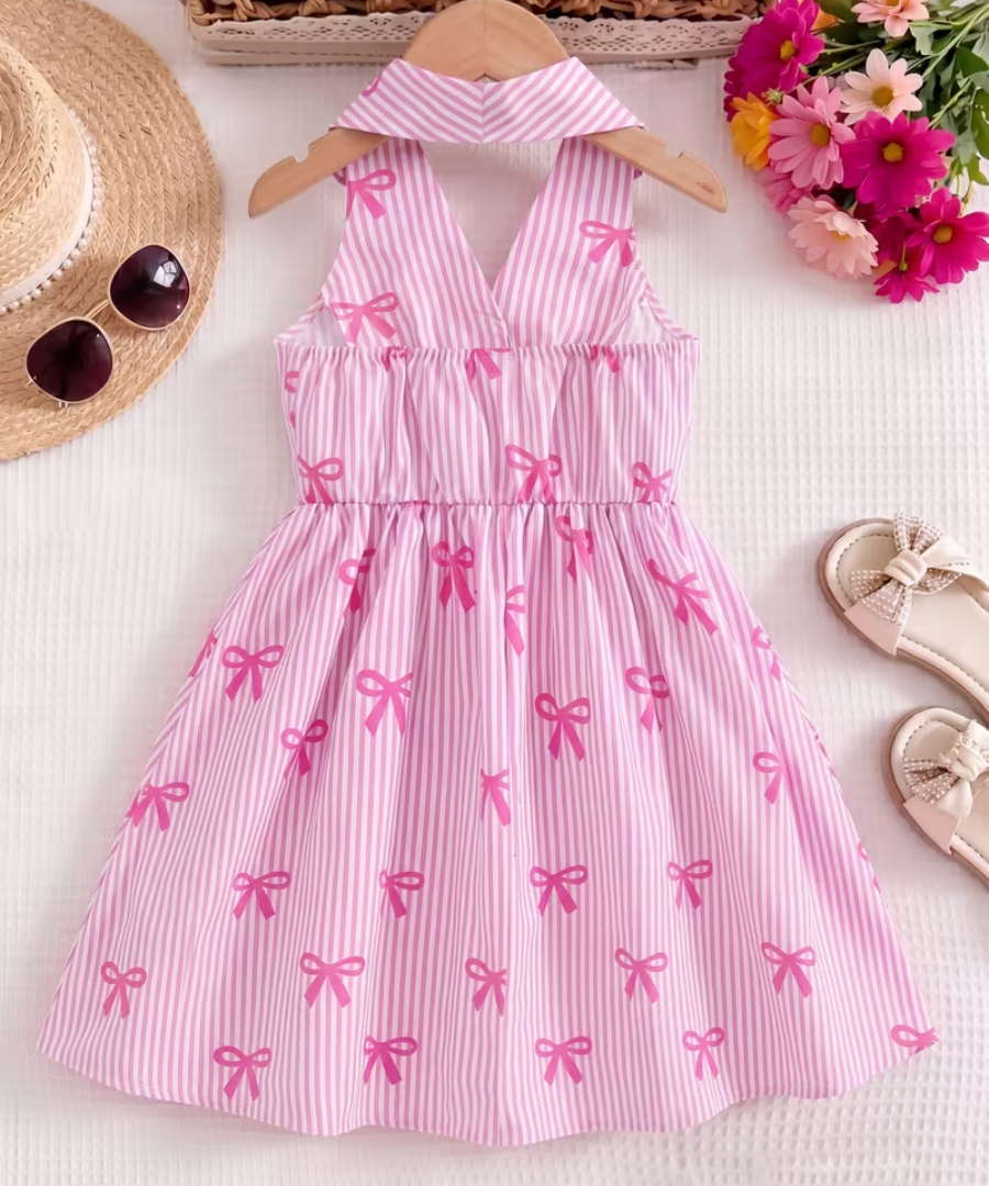 Vestido Cuello y Escote en Espalda vista adicional