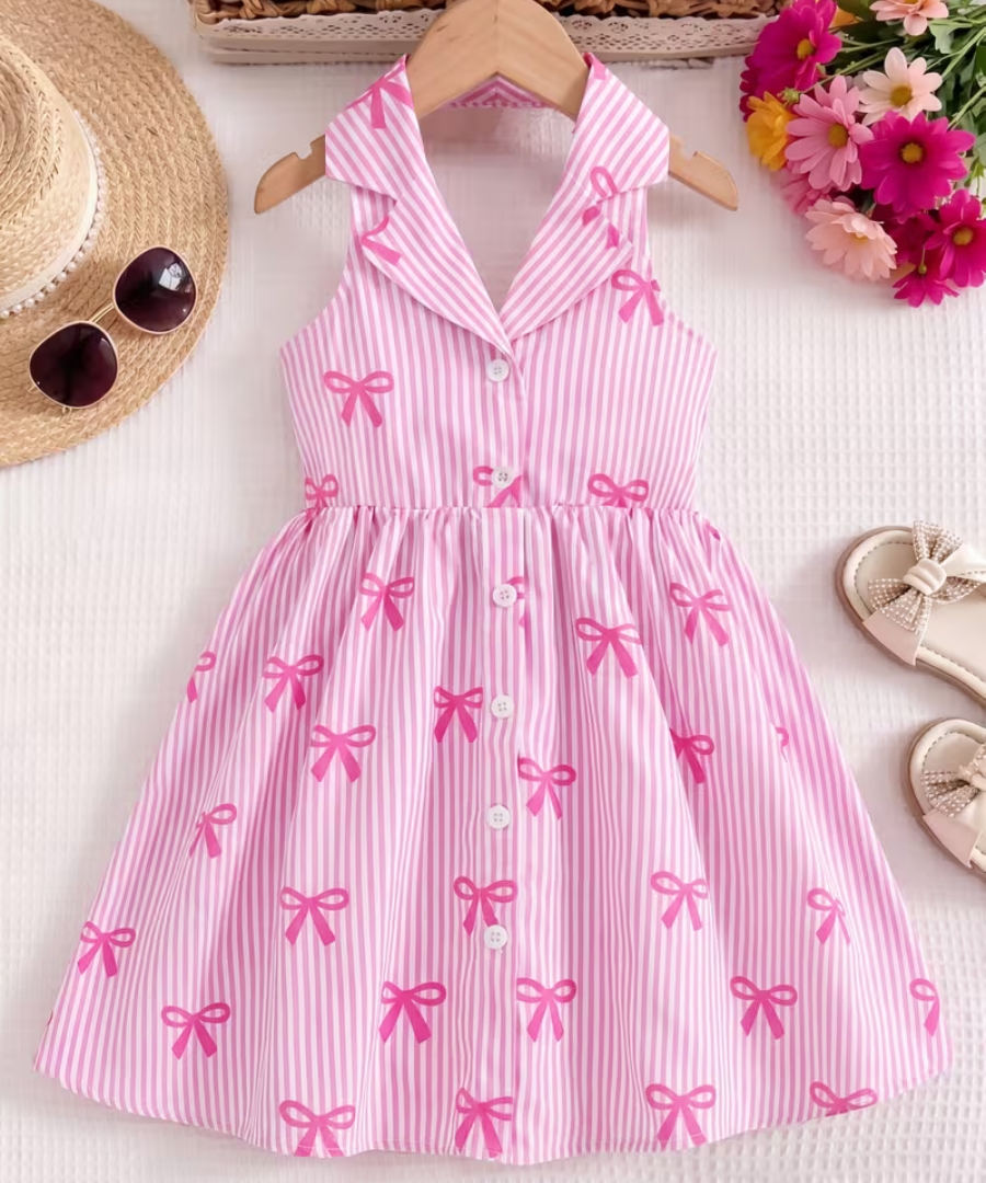 Vestido Cuello y Escote en Espalda